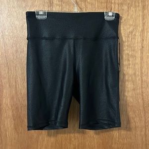 **NWT** Mono B faux leather bike shorts